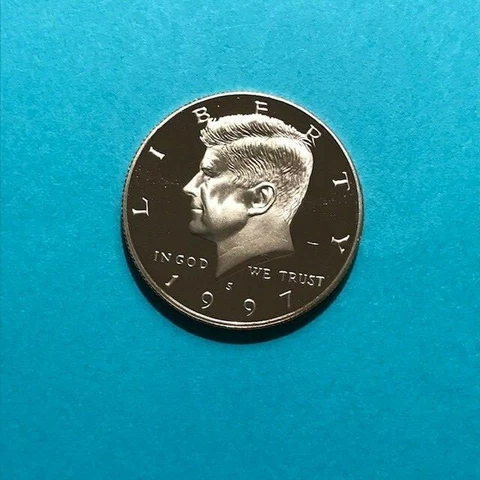 1997 S Kennedy Proof Half Dollar   FREE SHIP Cover