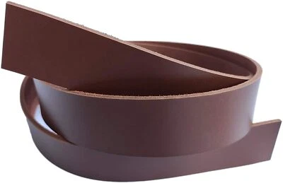 9/10 OZ-5/6 OZ COLOR BROWN-TOBACCO-RED-BLUE-GREEN BLACK STRIP BELT TOOL LEATHER - Image 1 of 4