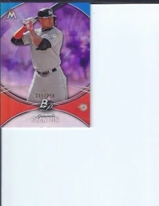 Giancarlo Stanton 2016 Bowman Platinum Purple Parallel ( #ed / 250 ) - Picture 1 of 1