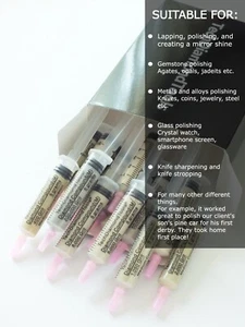 Diamantpaste Kit von je 14 x 5 Gramm, Polieren Lapidar 25 % Konzentration (M) - Bild 1 von 13