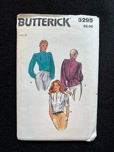 Butterick Sewing Pattern 3295 Misses Blouse Size 8 FF UNCUT - Picture 1 of 2