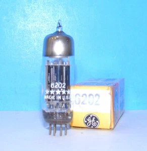 6202 GE NOS radio audio amplifier vacuum tube valve 6X4 6X4W EZ90 made in USA - Picture 1 of 3