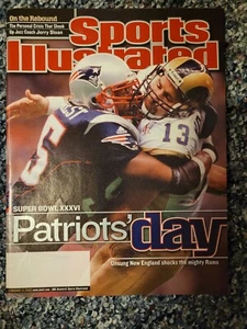 Sports Illustrated 11. Februar 2002 Tom Brady New England Patriots Super Bowl XXXVI - Bild 1 von 2