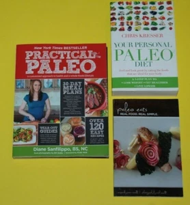 Lot 3 Your Personal Practical Paleo Diet Eats Kresser Sanfilippo Cook Books - Picture 1 of 9