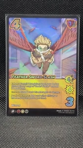 Feather Sword Slash R Holo 40/153 M PF MHA Jet Burn Series - Picture 1 of 2