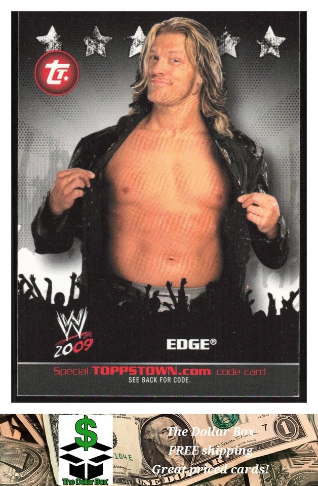 2009 Topps WWE ToppsTown #TT8 Edge - - Image 1 of 2