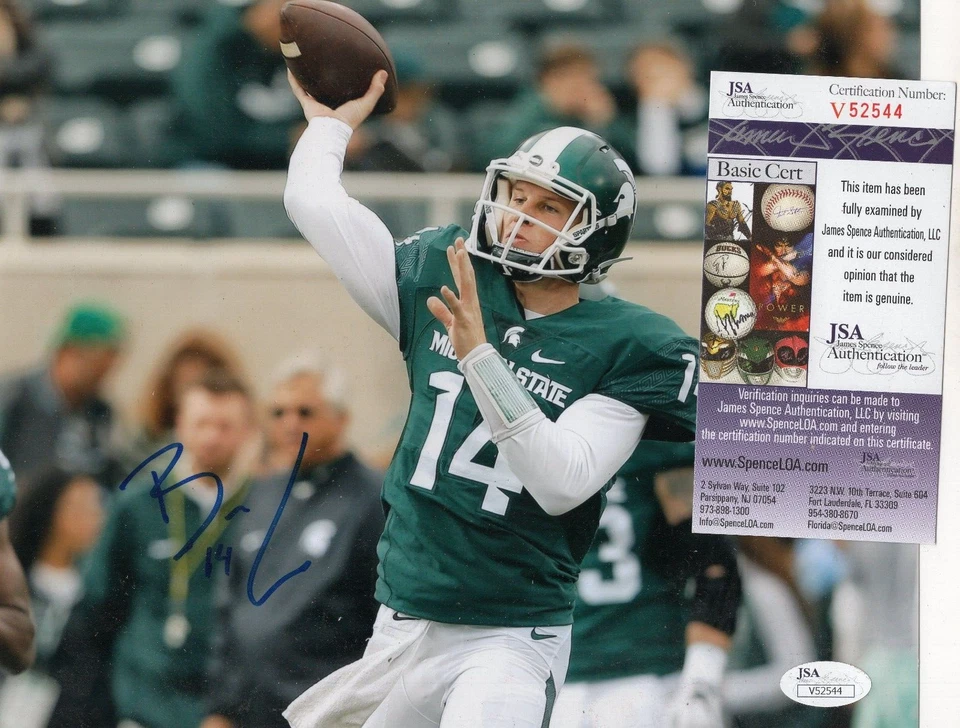 BRIAN LEWERKE SIGNED MICHIGAN STATE SPARTANS 8x10 PHOTO BECKETT JSA COA V52544 - Image 1 of 1