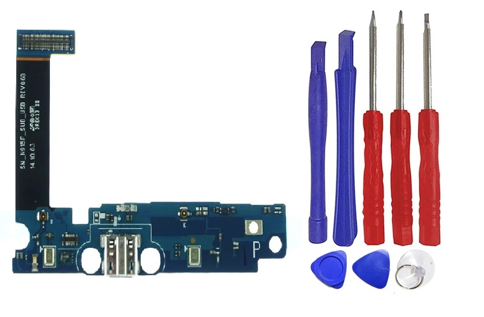 Puerto de carga conector base cable flexible Samsung Galaxy Note Edge N915P + herramientas Foto 1 de 3
