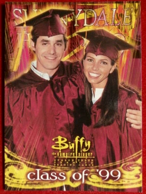 BUFFY THE VAMPIRE SLAYER SEASON 3 - Card #84 - XANDER HARRIS AND CORDELIA CHASE - Image 1 of 2