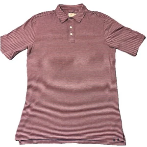 Faherty Herren Poloshirt Pink Spring Storm Stripe Movement SS Größe MT L - Bild 1 von 9