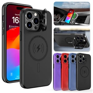 Funda magnética a prueba de golpes con soporte delgado para iPhone 15 14 Pro Max/Plus Mag - Imagen 1 de 61