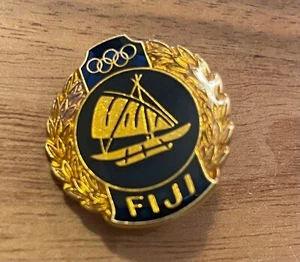 Undated Fiji National Olympic Committee NOC Olympic Pin - Picture 1 of 2