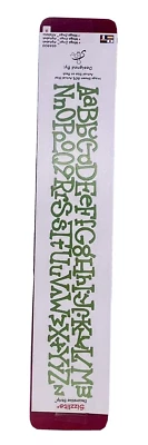 Sizzix Sizzlit Alphabet Decorative 12 Inch Strip Die Wingo Zingo Ellison 654900 - Image 1 of 2