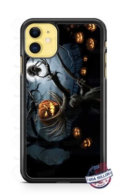 Capa telefone esqueleto cabeça de abóbora Halloween para iPhone i14 Samsung S23 A14 Google - Imagem 1 de 4