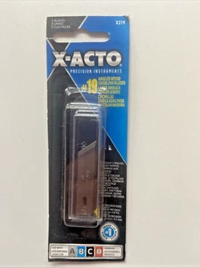 X-ACTO X219 ANGLED WOOD CHISELING BLADES NEW OLD INVENTORY - Picture 1 of 2