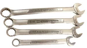 4 Piece Lot Craftsman "Forged in USA" Combination Wrenches - Picture 1 of 3