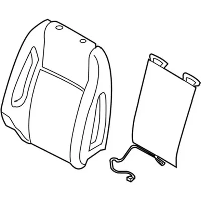 Genuine Ford 2017-2019 Transit-150/250/350 Seat Back Pad HK4Z-9964811-H - Image 1 of 4