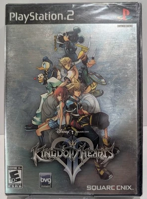 Kingdom Hearts II 2 Playstation 2 Disney Square Enix 2006 Foil Cover New Sealed - Image 1 of 2