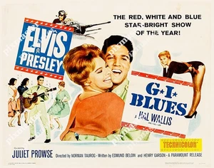 ELVIS PRESLEY in G.I. BLUES  1960 U.S.ARMY SPECIALIST  11 x 14 HS LOBBY CARD HS - Picture 1 of 1