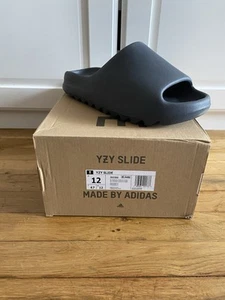 Size 12 - Adidas Yeezy Slide Slate Grey (AUTHENTIC WITH FREE AND FAST SHIPPING) - Picture 1 of 4