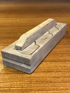 Vintage Japanese Carved Wood Three Cake Molds Press Kashigata Sweets | Japan 8” - Bild 1 von 17