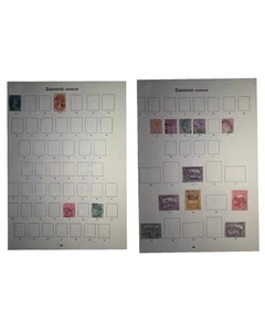 AUSTRALIA TASMANIA EARLIES MAINLY VERY FINE USED 15 Stamps 2 pgs - Imagen 1 de 3