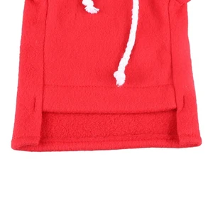 (S Red)Pet Ferret Sweatshirt Warm Soft Skin Friendly Cute Small Animal Hoodie - Picture 1 of 12