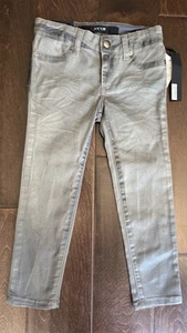 Joes Jeans Girls Kids Sz 3 Grey Skinny Leg Cotton Stretch Classic Denim - Picture 1 of 4