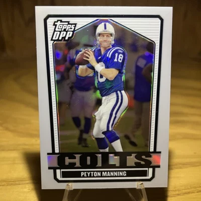 2007 Topps Draft Picks and Prospects (DPP) Refractor /125 Peyton Manning HOF - Image 1 of 3