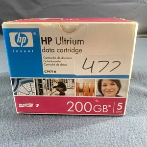 OEM HP C7971A Ultrium 200 GB LTO-1 RW nastro cartuccia dati archiviazione C7971-60000 5 pezzi - Foto 1 di 7