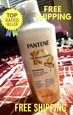 Pantene Multi-Tasker 10 Shampoo 38.2 fl oz, moisturizes and more, FREE SHIPPING. - Image 1 of 4