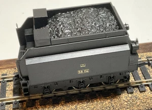 Klein Modellbahn HO RR Osterreich Coal Tender 56.114 Black Loose - Imagen 1 de 6