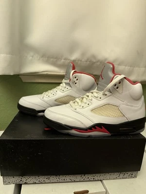 Jordan 5 Fire Red 2020 Size 8.5 Never Worn With Box - Image 1 of 4