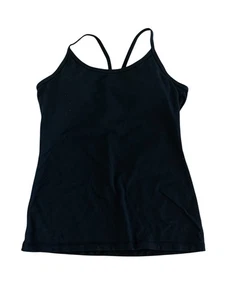 Sujetador deportivo acolchado negro Lululemon camiseta sin mangas de yoga para mujer talla M - Imagen 1 de 10