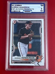 2021 Bowman - Prospects Gunnar Henderson #BP-49 (RC) PPG 9 - Picture 1 of 3