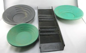 EZ-Sluice And Panning Gold Miners Kit 3 Pfannen und die Schleuse  - Bild 1 von 2