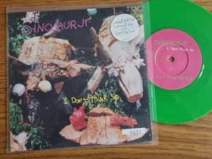 Dinosaur Jr – I Don't Think So 1995 GREEN VINYL Blanco Y Negro 7” Indie Rock - Picture 1 of 7