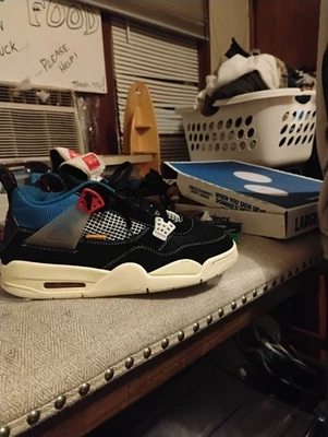 Размер 12,5 - Jordan 4 ретро x Union LA середины гуавы льда - Изображение 1 из 2