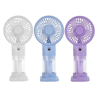 Portable Misting Fan Rechargeable Handheld Personal Cooling Fan with Mist Spray - image 1 of 4