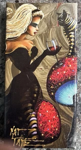Kat Tatz "Sip" Painting Print 7" x 3.5" Signed by Artist Collectors Find - Picture 1 of 9