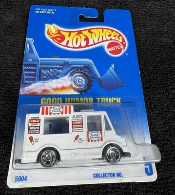 Hot Wheels Mattel 1991 Buen Humor Ice Cream Truck Tarjeta Azul Coleccionista No. 5 Foto 1 de 3