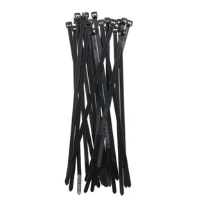 THOMAS & BETTS 15720C BRIDA DE CABLE UV MULTIUSOS, NEGRA, 7 PULGADAS (PAQUETE DE 20) - Imagen 1 de 3