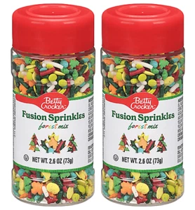 Betty Crocker Fusion Sprinkles Forest Mix 2 Pack - Picture 1 of 2