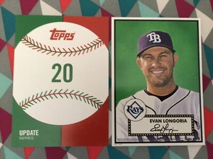 Evan Longoria #20 - 1952 Strahlen 55/99 hergestellt 2015 Topps 52 Tribute Update 5x7 - Bild 1 von 1