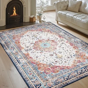 Area Rug - Washable Floor Cover Mat, Non-Slip Ultra Soft Carpet Stain Resista... - Picture 1 of 7