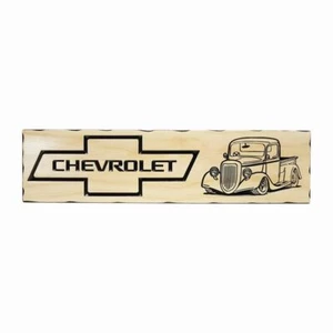 Chev - Timber Sign - Bild 1 von 3