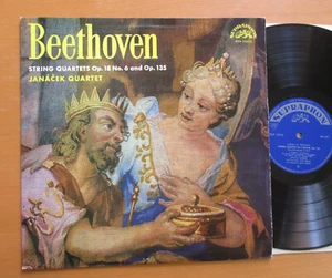 SUA 10415 Beethoven String Quartet 6 & 16 Janacek Quartet EXCELLENT Supraphon LP - Bild 1 von 5