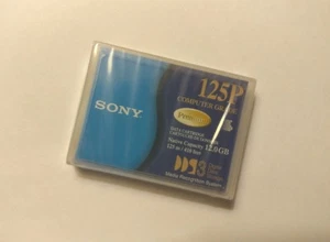 Sealed Sony 125P Computer Grade DDS3 Premium Data Cartridge 12.0 GB - Brand New - Picture 1 of 4