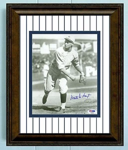 Waite Hoyt signed PSA/DNA COA handsigniert 8x10 Foto gerahmt & mattiert Auto - Bild 1 von 4