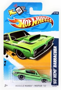Hot Wheels '68 Hemi Barracuda-Muscle Mania-MOPAR 2012 #87/247 Diecast 1:64 - Picture 1 of 1